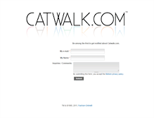 Tablet Screenshot of catwalk.com